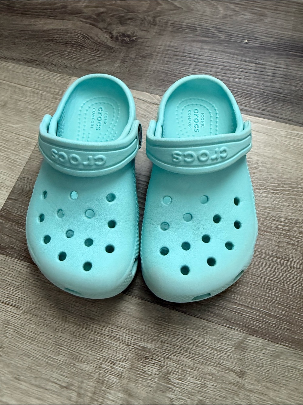 CROCS Kids' Classic Clogs in Aqua Mint